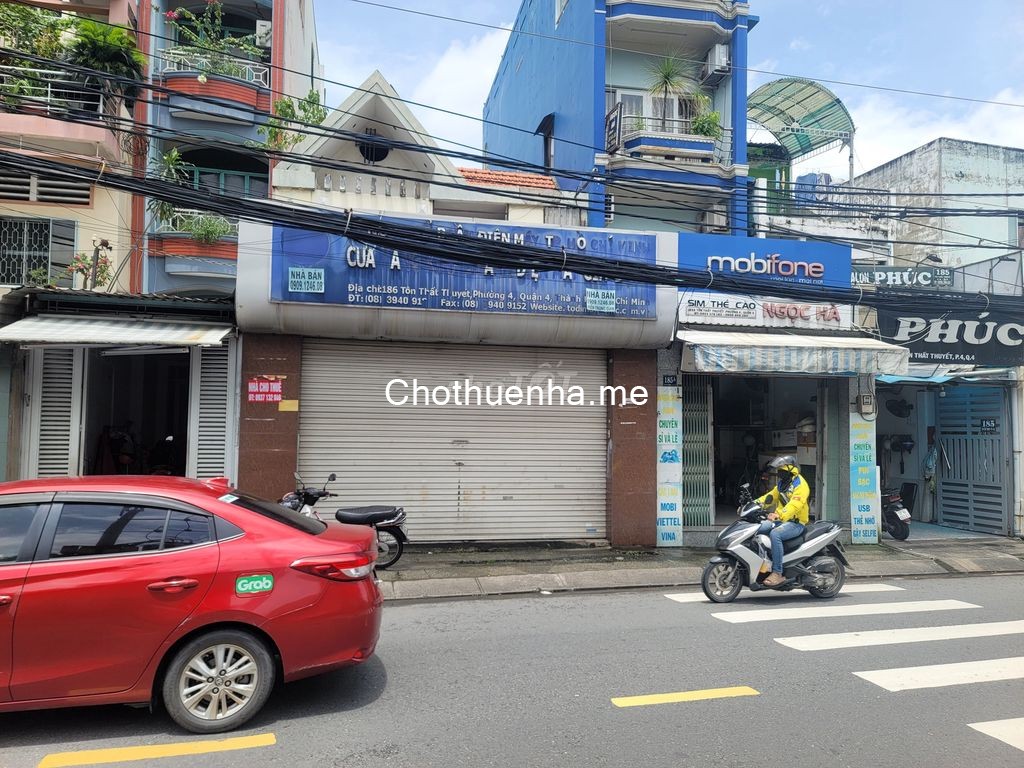 Chính chủ cho thuê nhà mặt tiền đường Tôn Thất Thuyết – Quận 4, TP.HCM