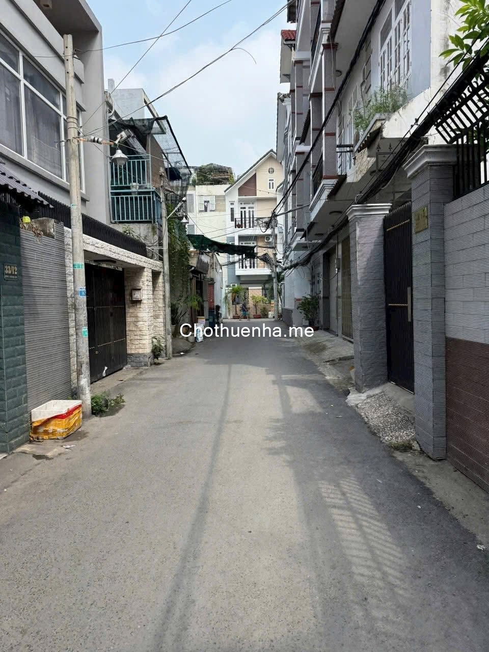 Cho thuê nhà hẻm xe hơi 1 trêt, 1 lầu hẻm 87 đường số 1