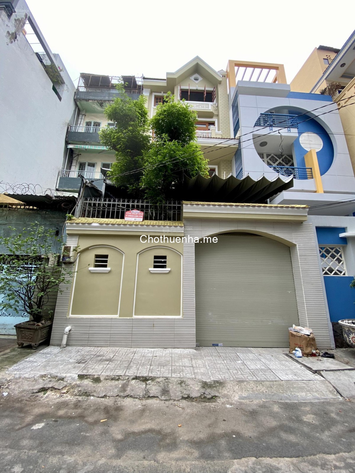 Cho thuê nhà Hầm Trệt 3 lầu, hầm đậu được 2 xe hơi Tô Hiến Thành, Quận 10