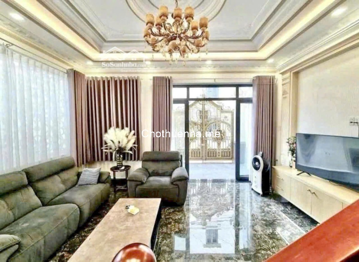 Cho thuê biệt thự, xe hơi đỗ cửa, khu Lacasa, Quận 7.