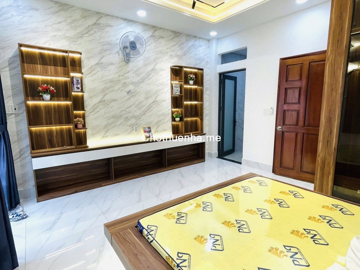 Cho thuê nhà full nội thất đường rộng 8m khu đồng bộ Phạm Văn Chiêu, P.9, Gò Vấp