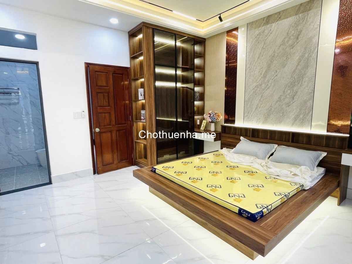 Cho thuê nhà full nội thất đường rộng 8m khu đồng bộ Phạm Văn Chiêu, P.9, Gò Vấp