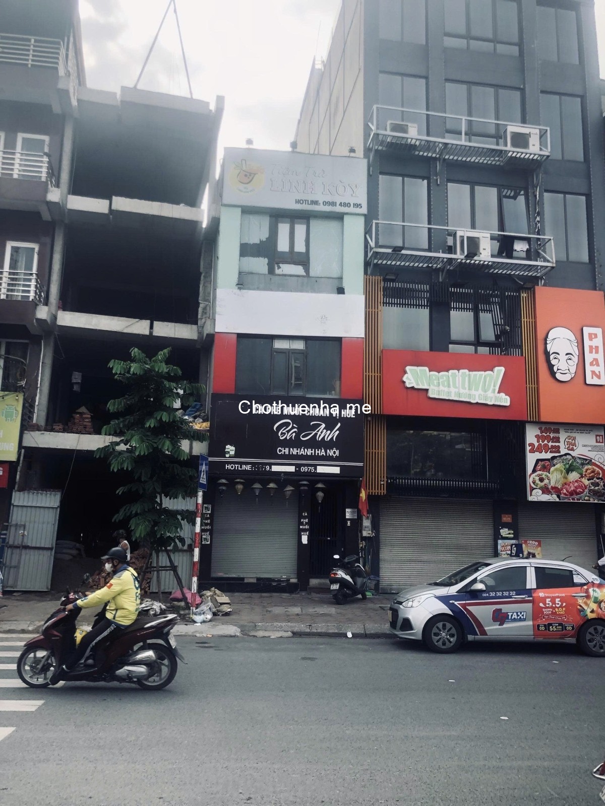 Cho thuê nhà mặt phố đông đúc kinh doanh 100m2 giá 15,5 triệu 3 tầng. Thanh Xuân Hà nội