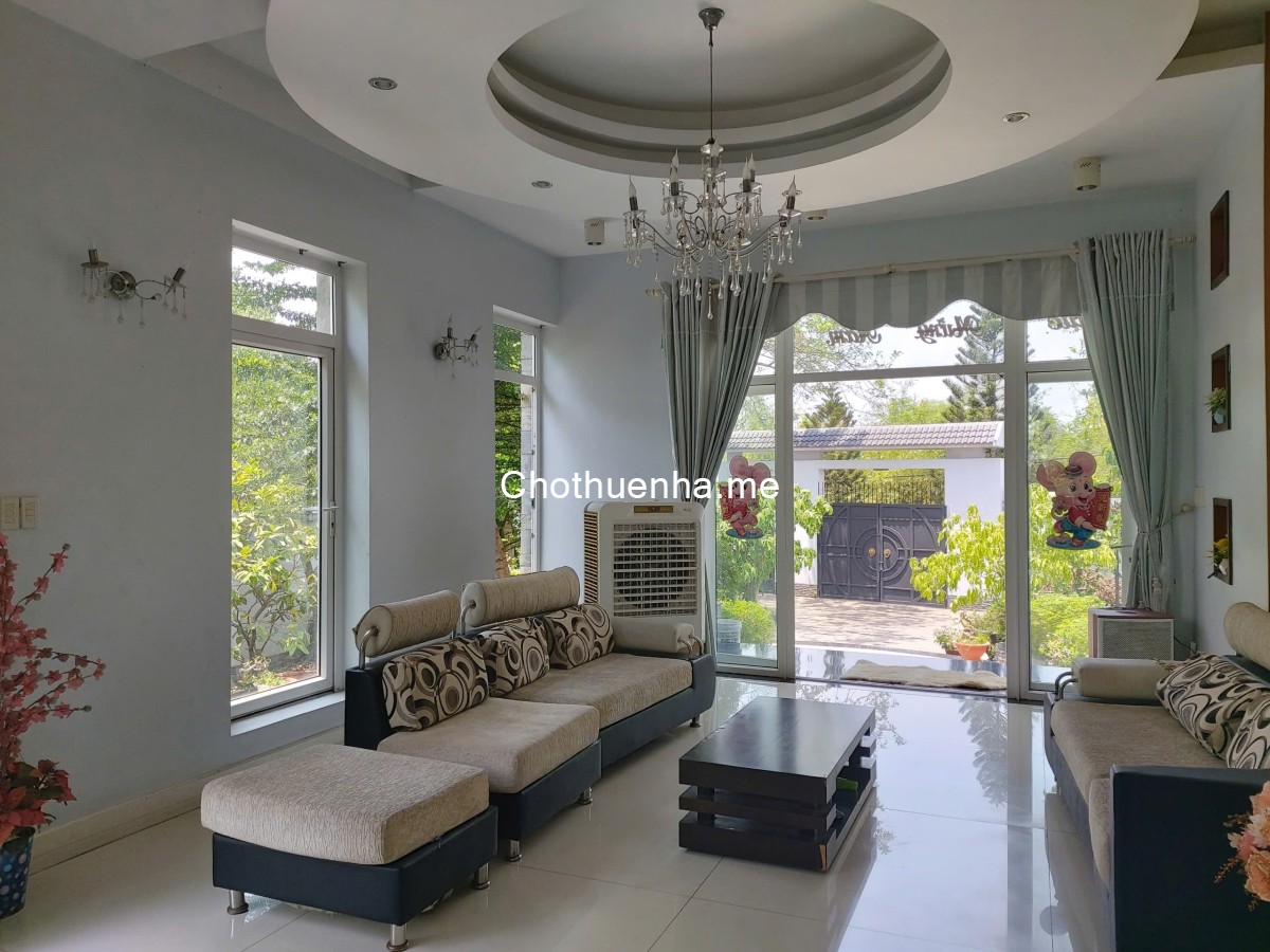 CHO THUÊ BIỆT THỰ SÂN VƯỜN 120M2 CỦ CHI