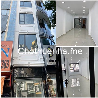 Cho thuê nhà mới 100% 1 trệt 3 lầu, 4pn, mặt tiền – số 189 Nguyễn Cư Trinh, P. Nguyễn Cư Trinh, Q.1.