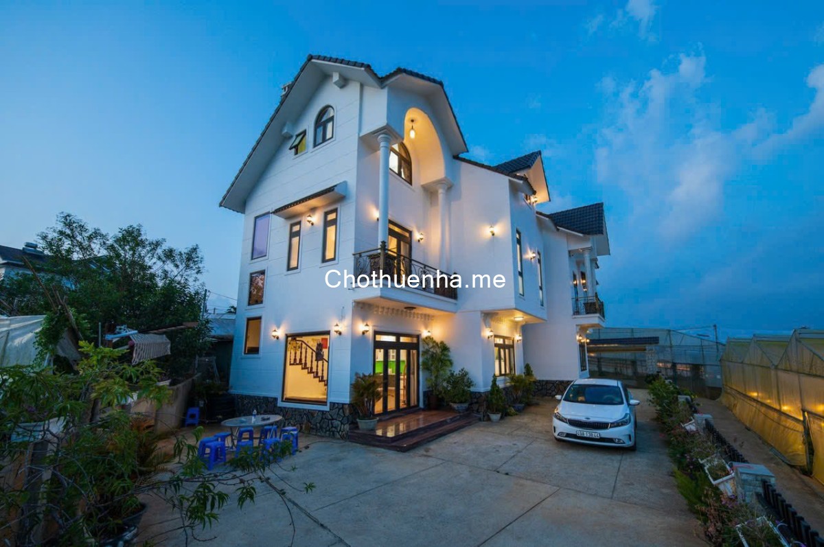 Cho thuê Villa nguyên căn 5 phòng ngủ đường 3/4 phường 3 Đà Lạt giá 18tr