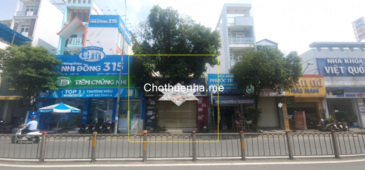 Cho thuê nhà mặt tiền Hòa Bình 120m² - NGANG 6M - CẠNH CHUNG CƯ-GẦN CHỢ