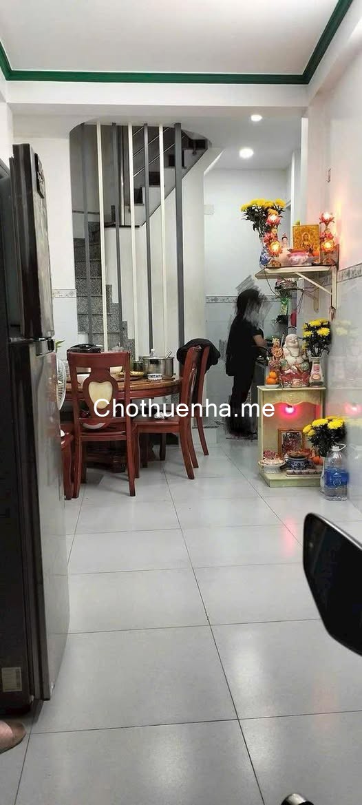 Nhà nguyên căn, hẻm rộng 3m Vạn Kiếp. P3. Bình Thạnh