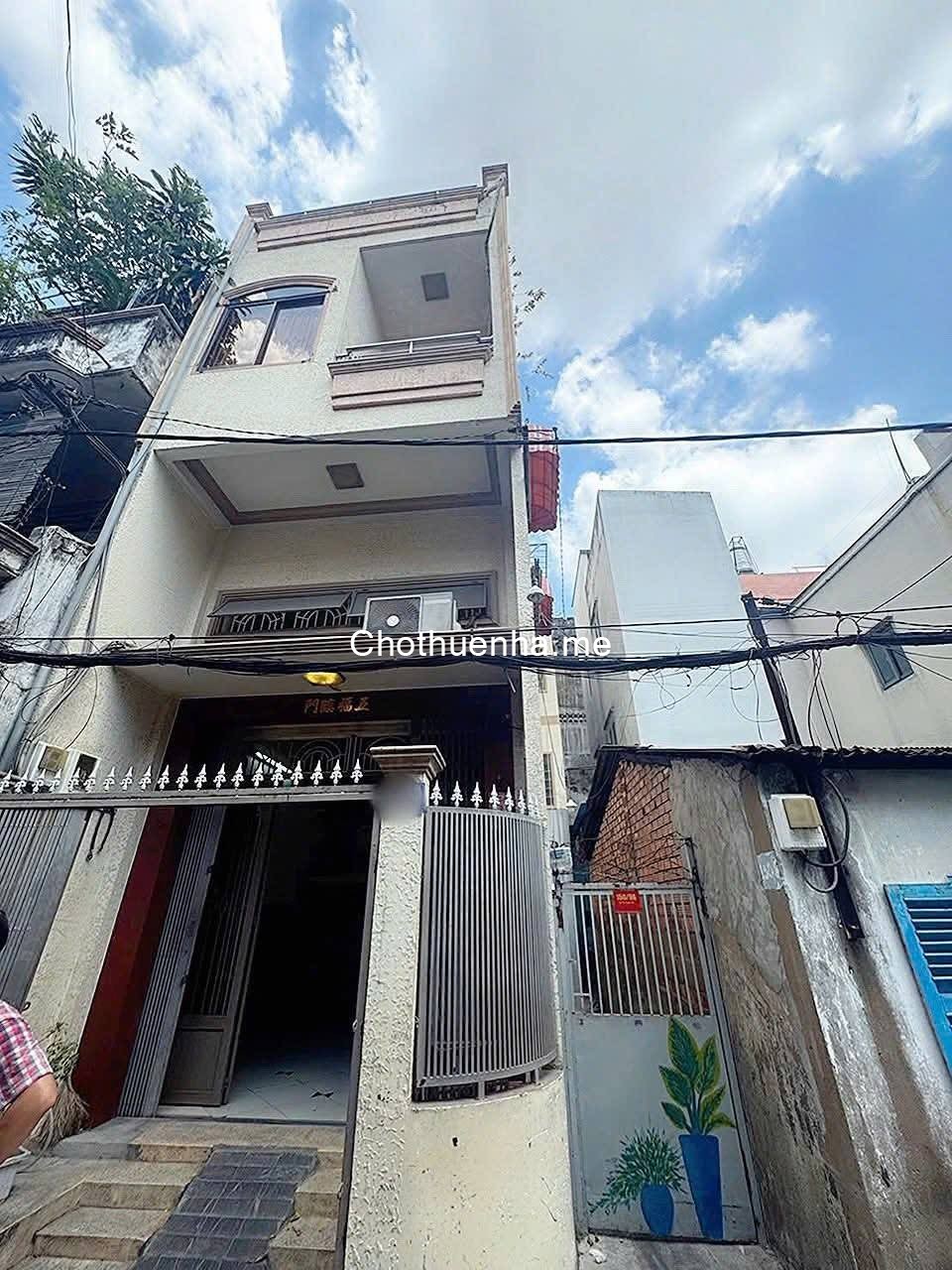 Cho thuê nhà ở ngay - 1 trệt + lửng + 2lầu - Lê Thị Bạch Cát, Quận 11