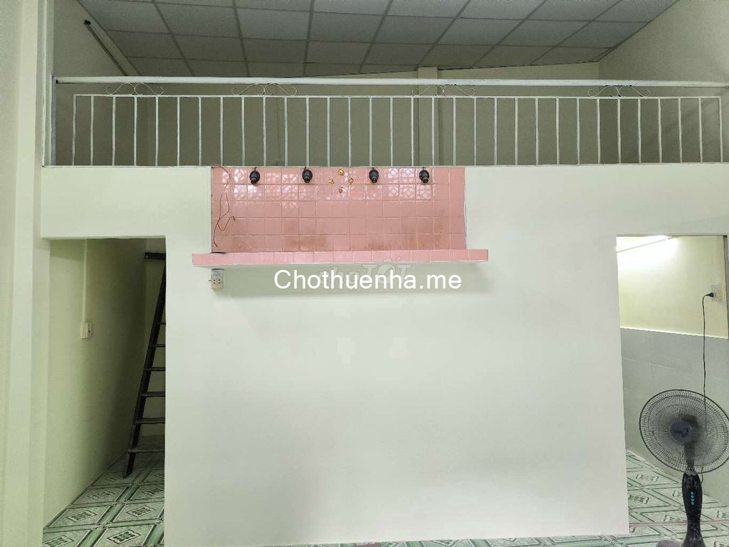Cho thuê nhà 33m2, 1 trệt 1 lửng, hẻm 84 Bình Tiên (P3 Q6 cũ)