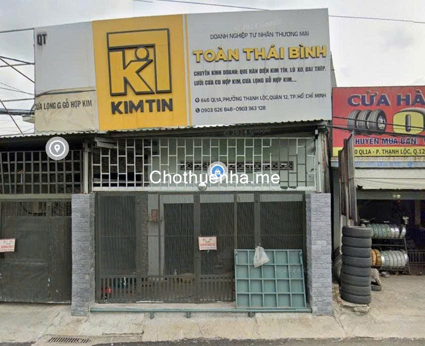 Cho thuê nhà nguyên căn (4,5m x 20m), mặt tiền Quốc lộ 1A, Q.12 gần Cầu vượt Ngã Tư Ga