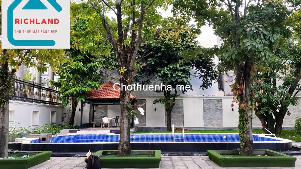 Cho thuê biệt thự mặt tiền đường Trần Văn Sắc, Phường Thảo Điền, Quận 2