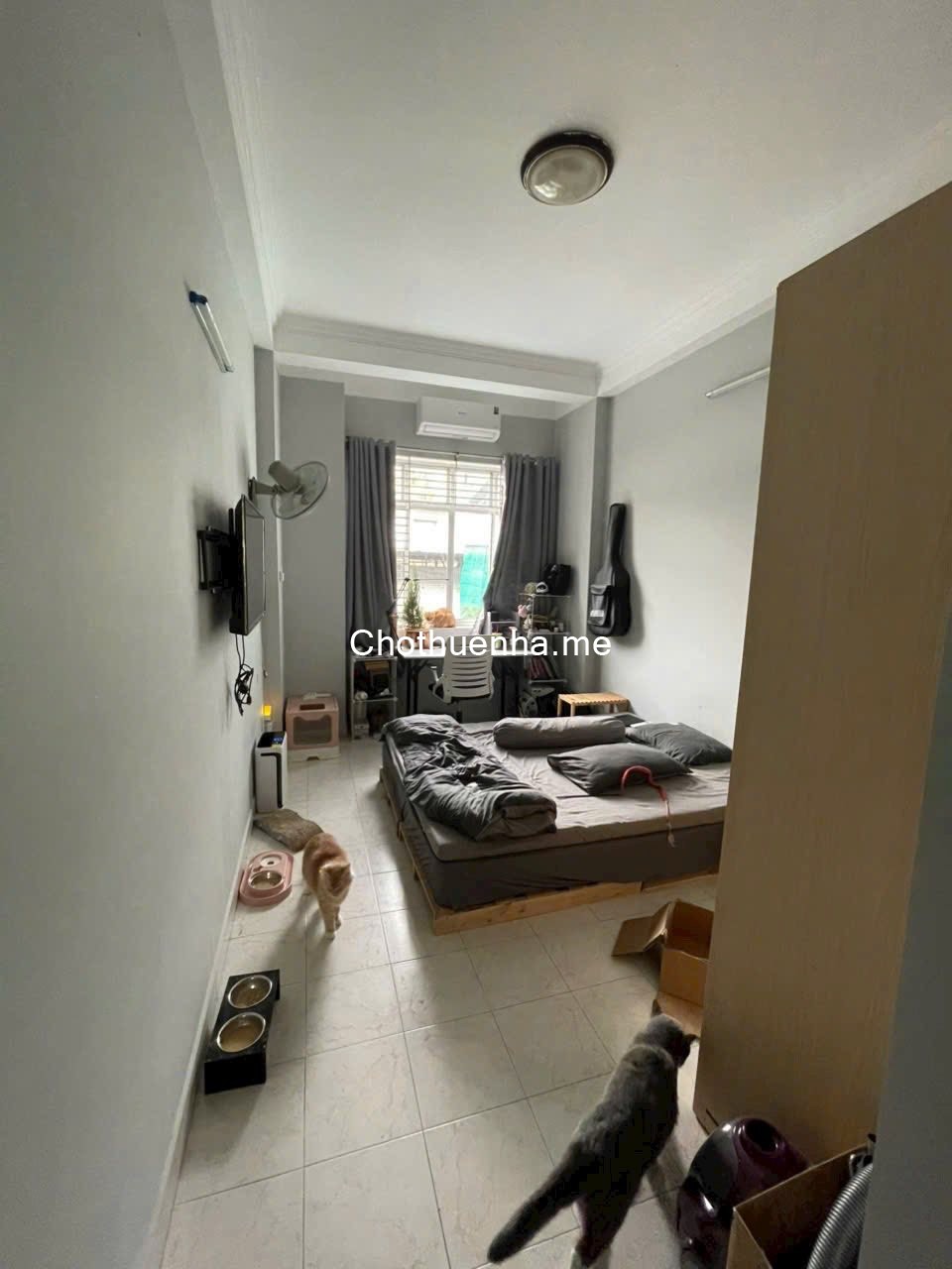 Cho thuê nhà nguyên căn hẻm ô tô đường Nguyễn Đình Chiểu, P.4, Q.3 – Giá thuê 22 triệu/tháng.