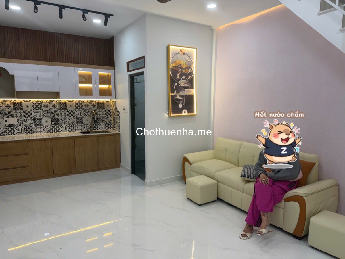 Cho thuê nhà nguyên căn hẻm 3 gác đường Ông Ích Khiêm, P.5, Q.11.