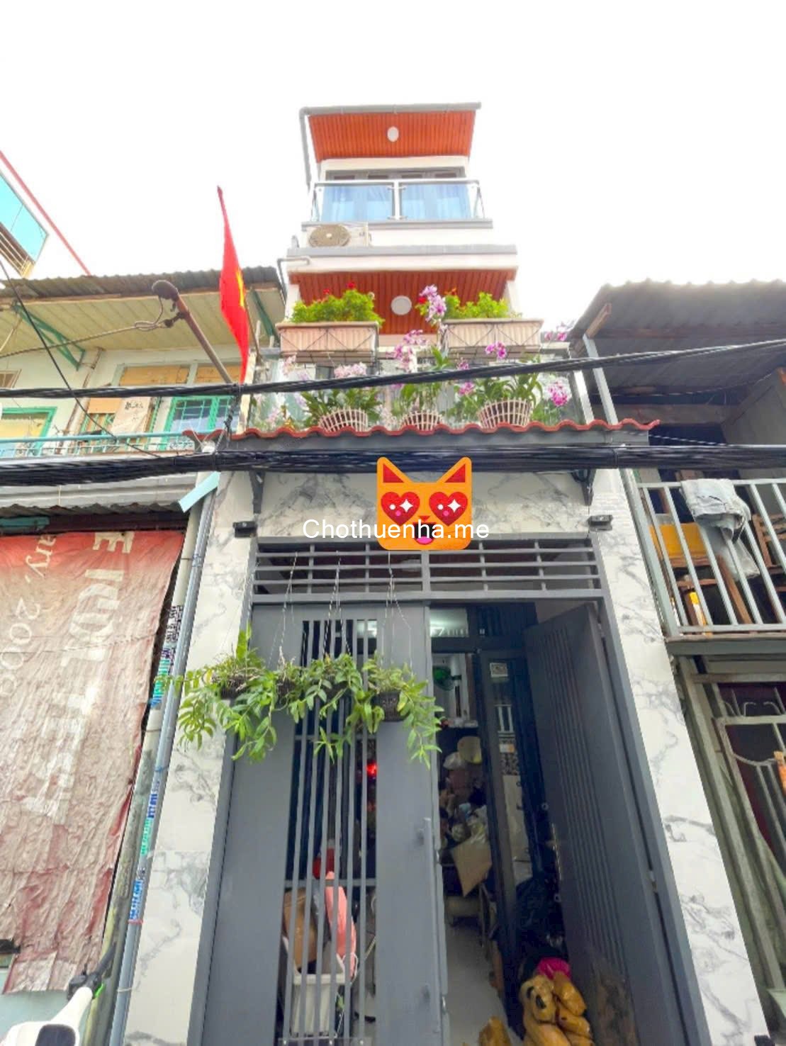 CHO THUÊ NHÀ ĐẸP 3 TẤM ĐÚC – TRỤC ĐƯỜNG NGUYỄN KHOÁI, P.2, QUẬN 4