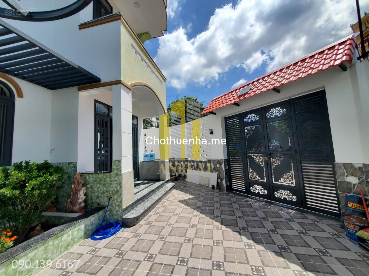 VILLA GÓC 2 MẶT TIỀN GẦN TRƯƠNG VĂN BANG SÂN VƯỜN 5 PHÒNG - GIÁ 38 TRIỆU