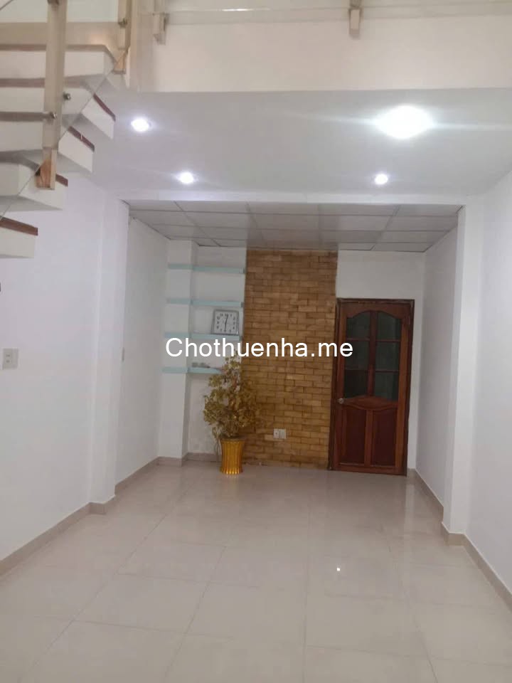 Cho thuê nhà nguyên căn 1 trệt, 1 lửng, 1 lầu, hẻm xe hơi – Tân Hoá, Phường 14, Quận 6