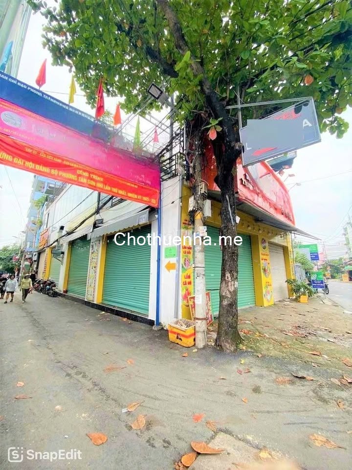 Cho thuê nhà góc 2 mặt tiền đường Tân Kỳ Tân Quý – gần Aeon Mall Tân Phú