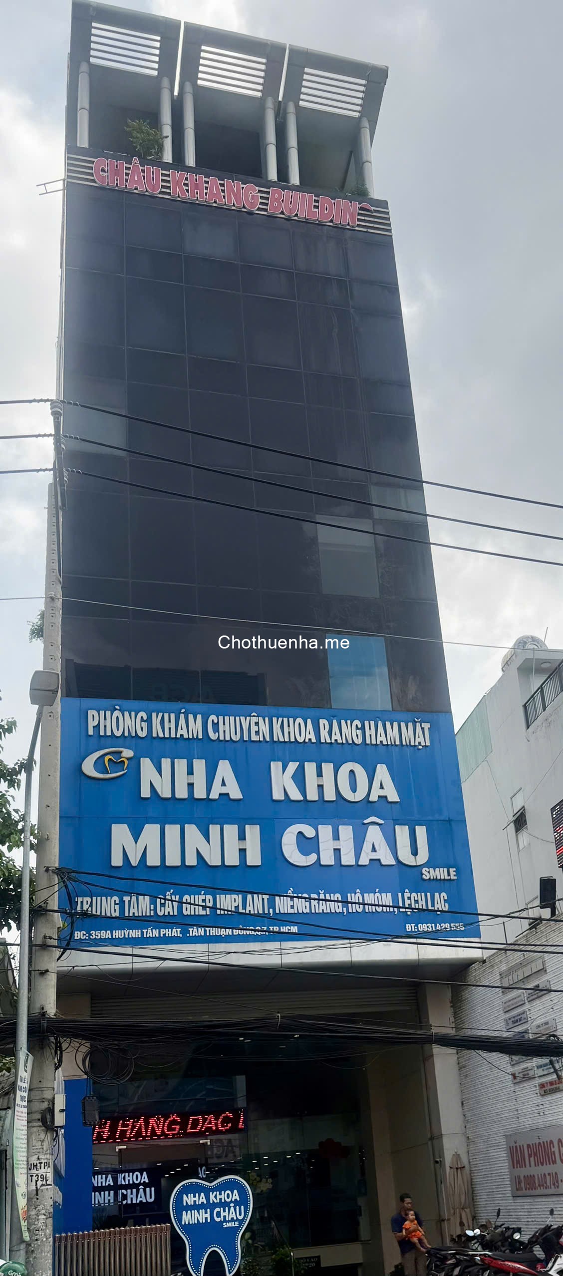 Tòa nhà Văn phòng cho thuê 90m2/sàn 359A Huỳnh Tấn Phát