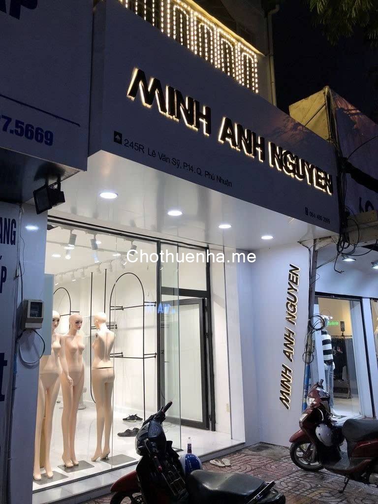 Cho thuê nhà mặt tiền Lê Văn Sỹ, P13, Phú Nhuận, trệt + 3 lầu, 3PN, 4WC