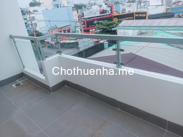 Cho thuê nhà Nhơ Trang Long, Bình Thạnh, 4x16m | Kết cấu: trệt + 3 lầu, 5PN, 3WC