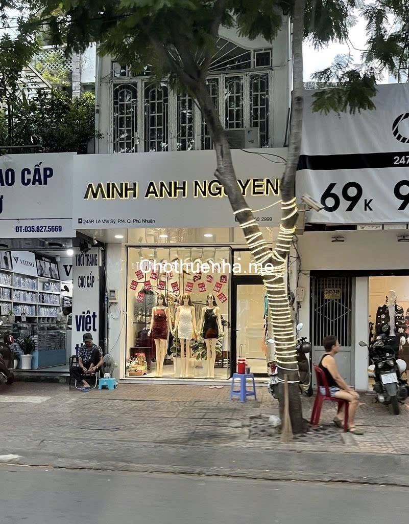 Cho thuê nhà mặt tiền Lê Văn Sỹ, P13, Phú Nhuận, trệt + 3 lầu, 3PN, 4WC