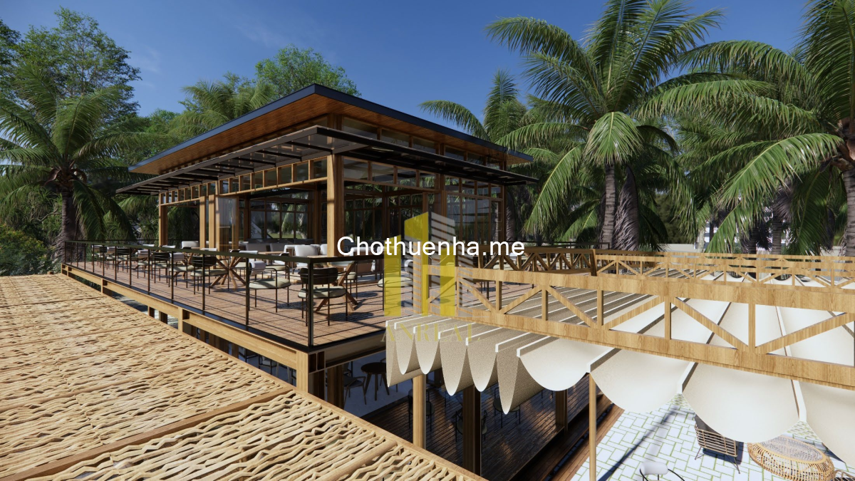 CHO THUÊ NHÀ SÂN VƯỜN 2000M2 VIEW SÔNG CỰC ĐẸP – KHU THẢO ĐIỀN ️
