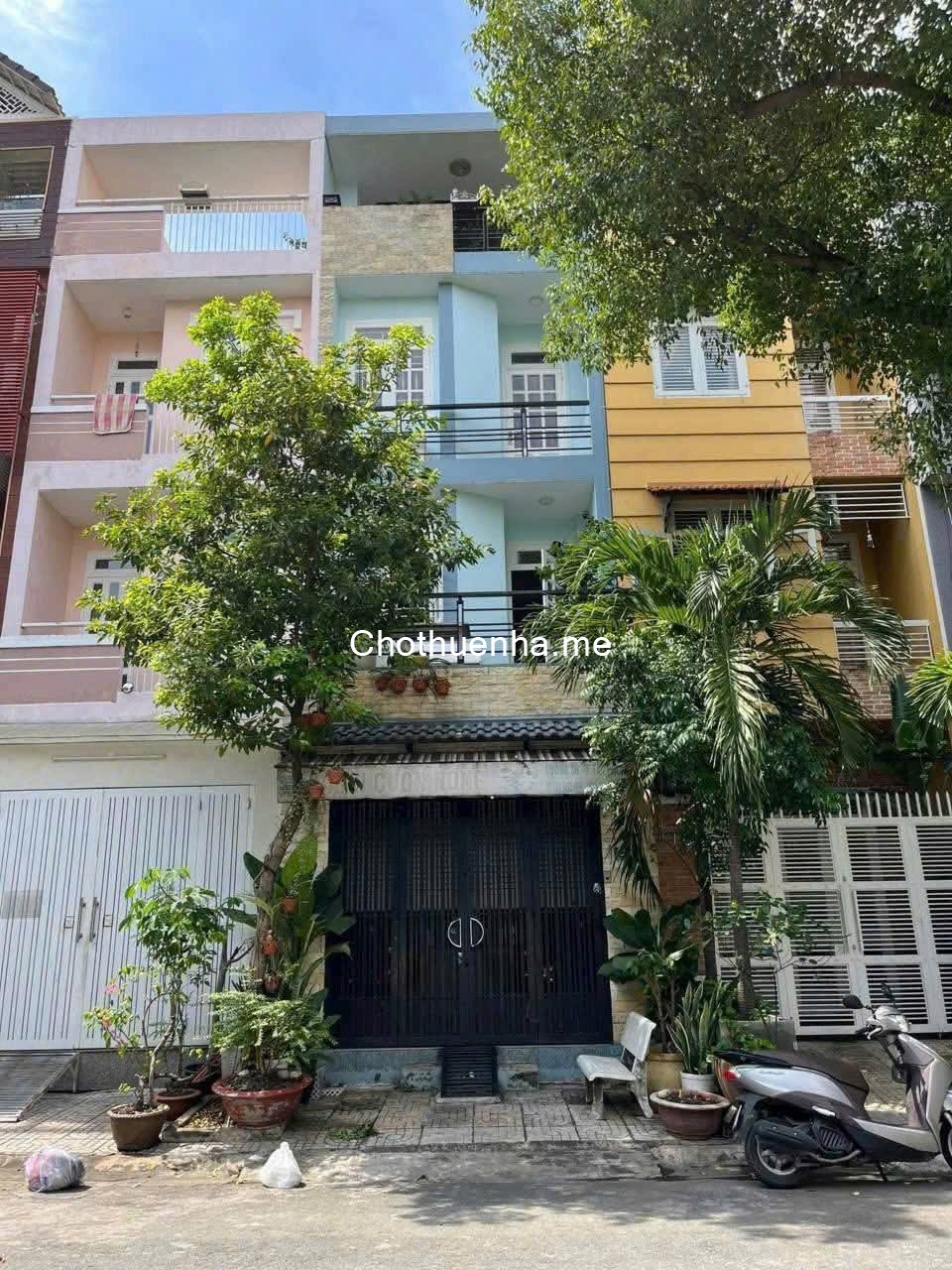 Cho thuê nhà 1 trệt 3 lầu KDC An Phú Hưng Quận 7