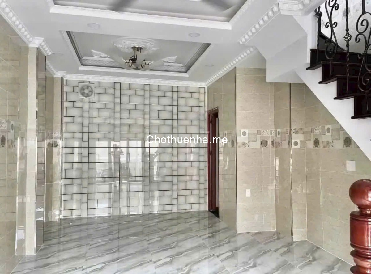 Cho thuê nhà hẻm HTP Quận 7 Hẻm xe ba gác