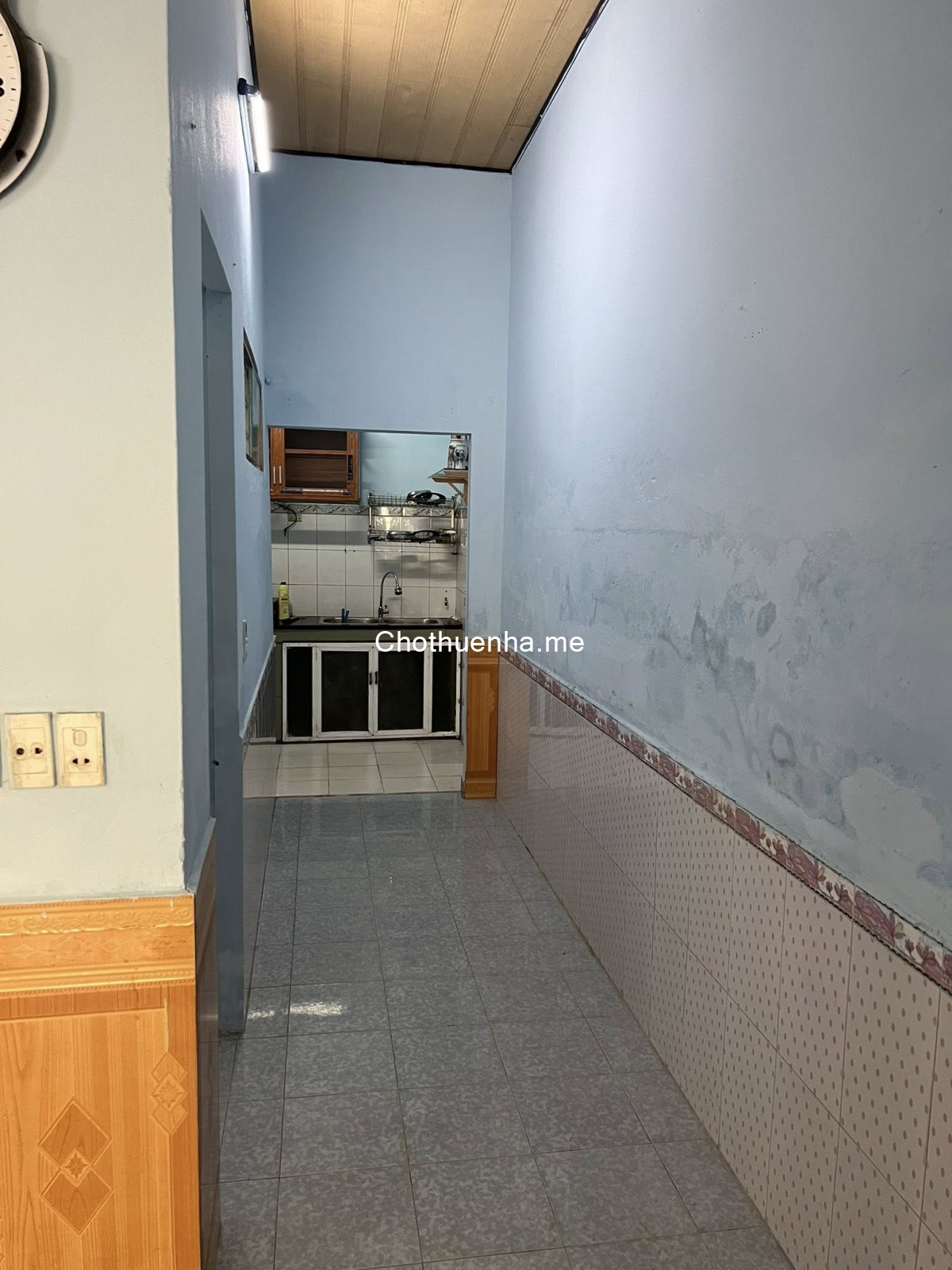 Cho thuê nhà có sân mái che hẻm 379 Trần Cao Vân, Thanh Khê, Đà Nẵng