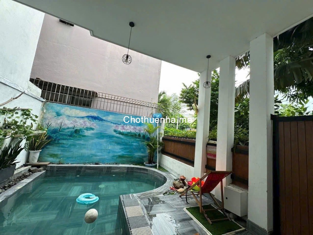 Cho thuê villa 4PN lô góc 2 mặt tiền - Mai Chí Thọ, Hòa Xuân