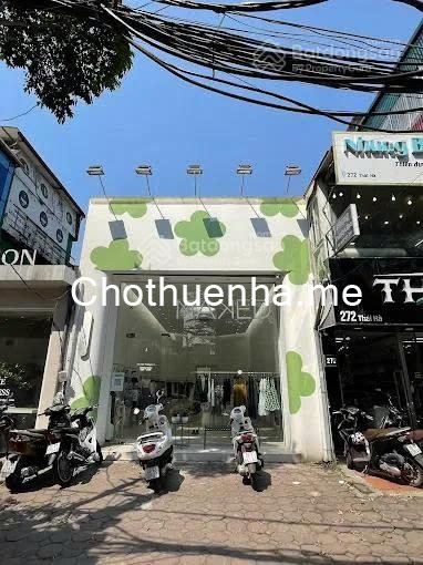 Cho thuê cửa hàng 274 Phố Thái Hà, Diện tích 110m2, mặt tiền 5,8m, vỉa hè 6m, Giá: 50 triệu/ tháng,
