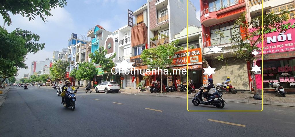 Cho thuê nhà Mặt tiền Tân Sơn Nhì 72m², 3Lầu - 27Triệu