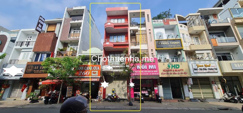 Cho thuê nhà Mặt tiền Tân Sơn Nhì 72m², 3Lầu - 27Triệu