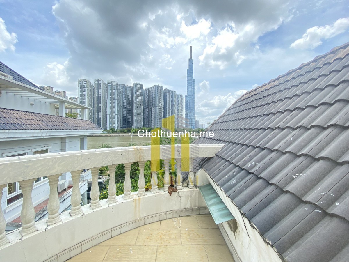 Cho thuê villa hiện đại sân vườn – view Landmark, giá 41 triệu/tháng.