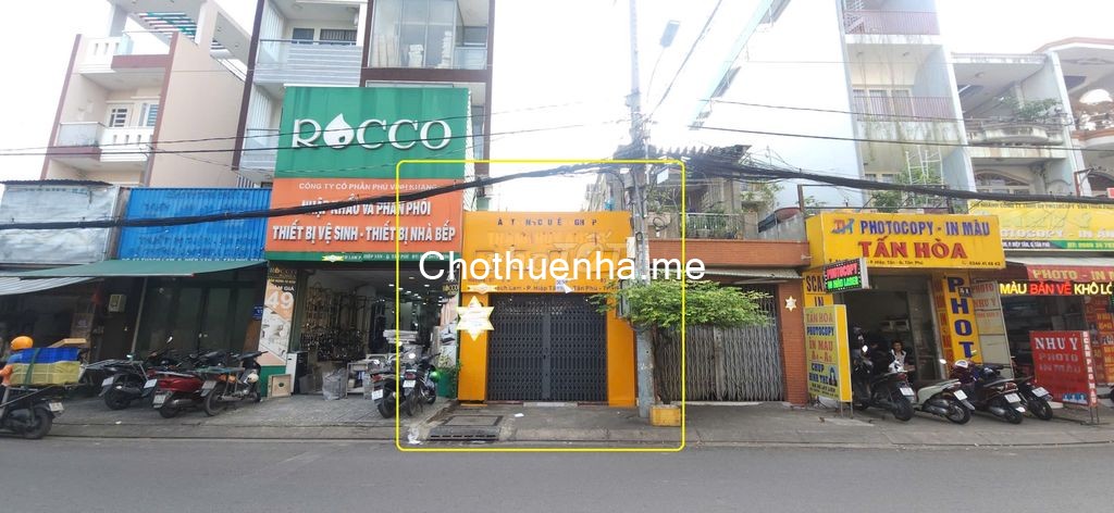 Cho thuê nhà Mặt tiền Thạch Lam 76m² -20Triệu - GẦN TRƯỜNG HỌC - NGÃ TƯ