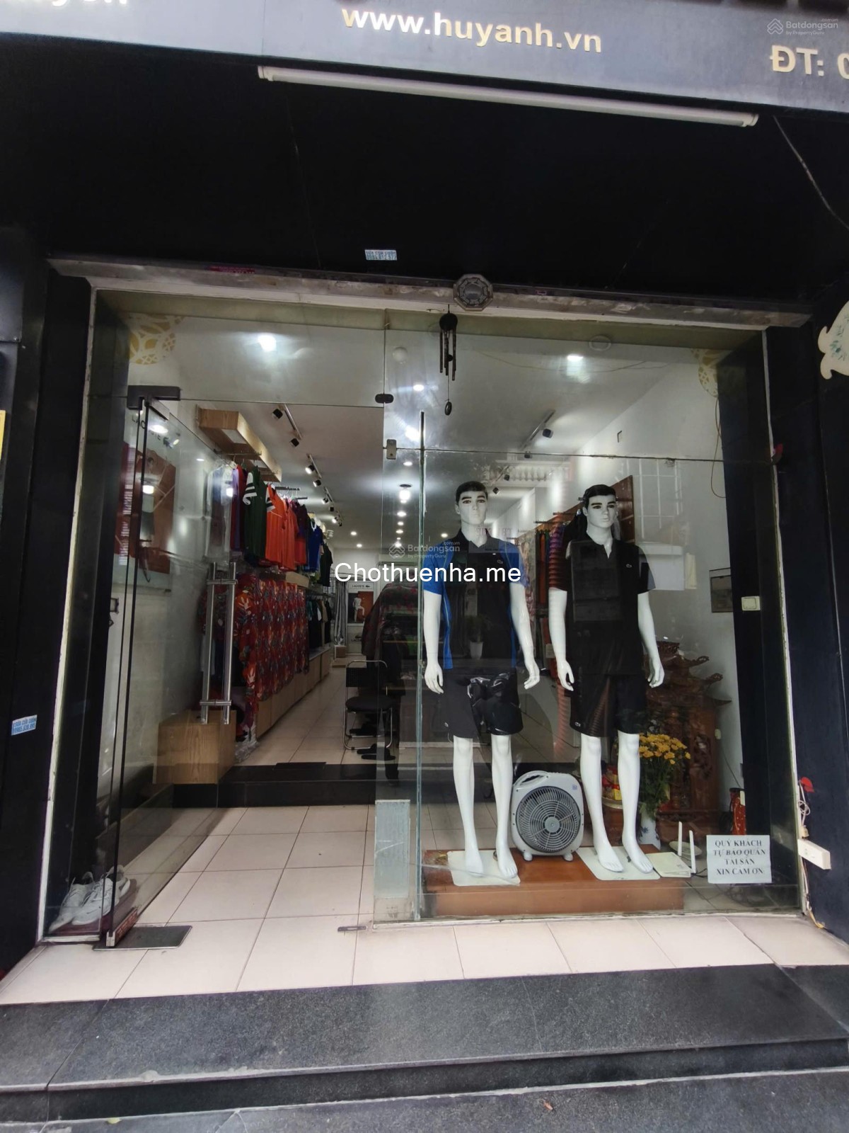 Cho thuê nhà mặt phố Nguyễn Khuyến. 75m², mặt tiền 4m, KD Thời trang, mô hình sạch