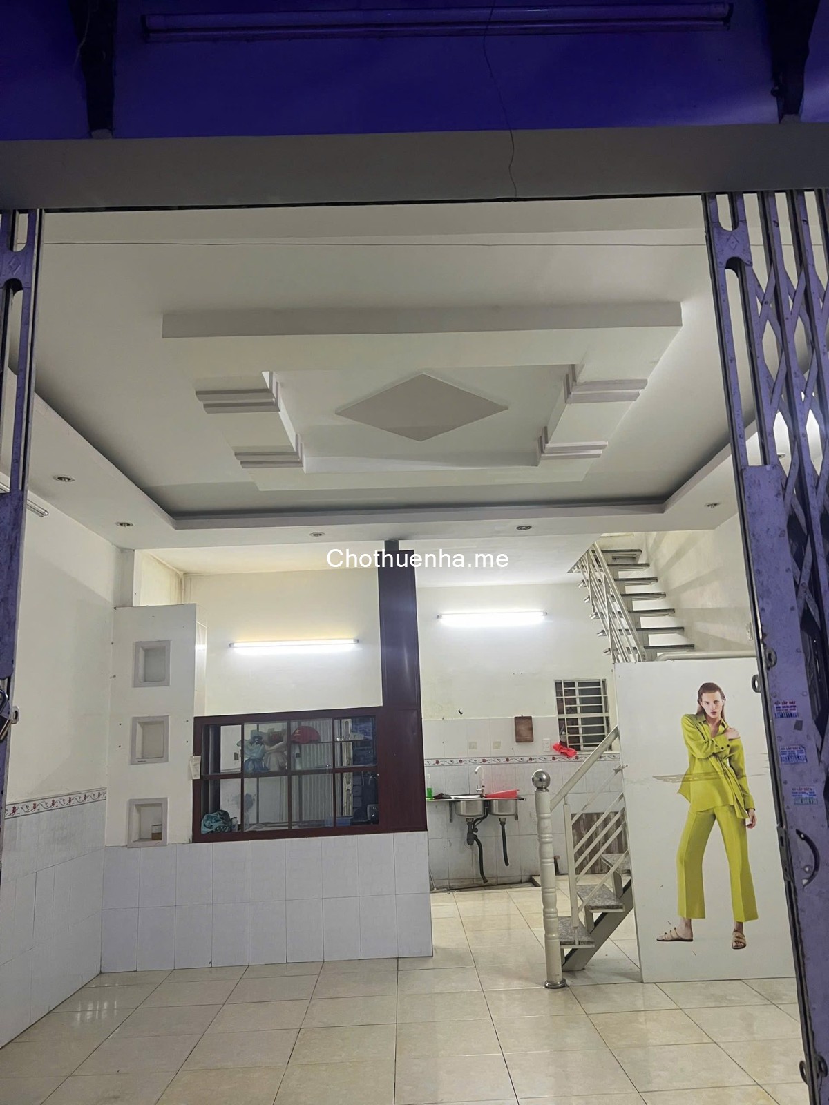 Cho thuê nhà đường số 3 – Bình Hưng Hòa, Bình Tân - 1 trệt 1 lầu, gồm 2 phòng ngủ, 2 WC