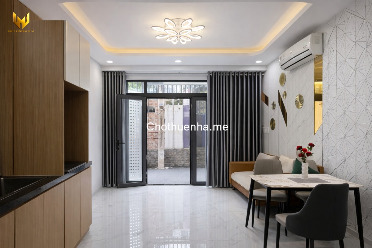 Cho Thuê Nhà Nguyên Căn Mới 100% Lê Quang Định Bình Thạnh - 3PN, Full nội thất, Hẻm xe hơi