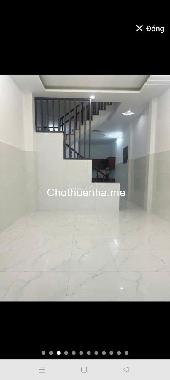 Cho thuê nhà 1 trệt 1 lầu hẻm xe hơi