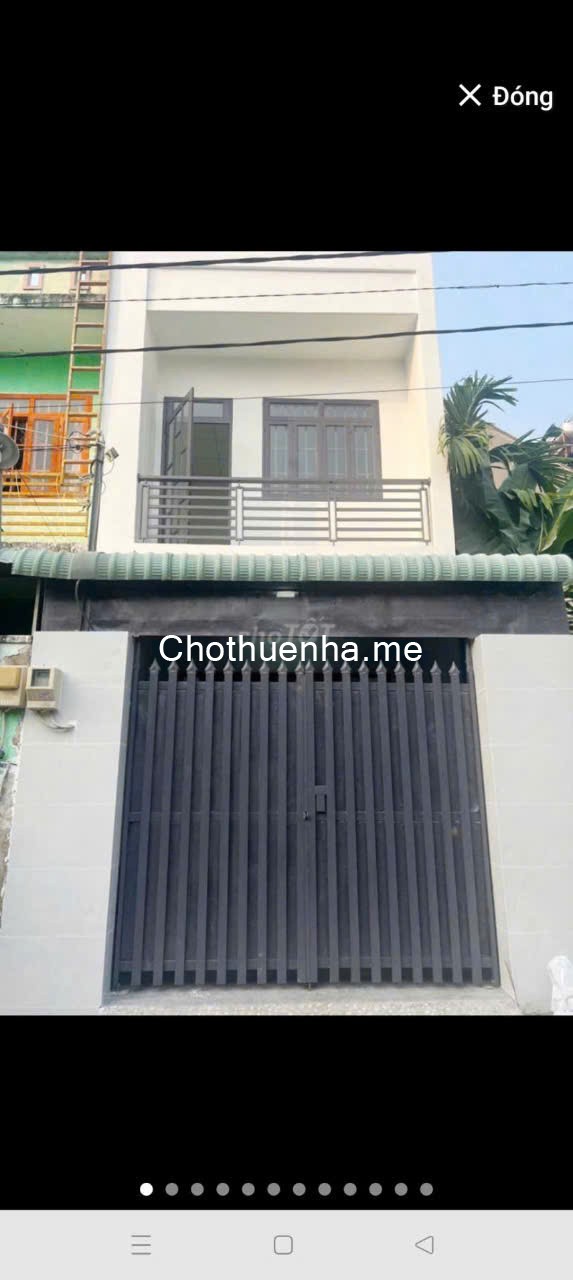 Cho thuê nhà 1 trệt 1 lầu hẻm xe hơi