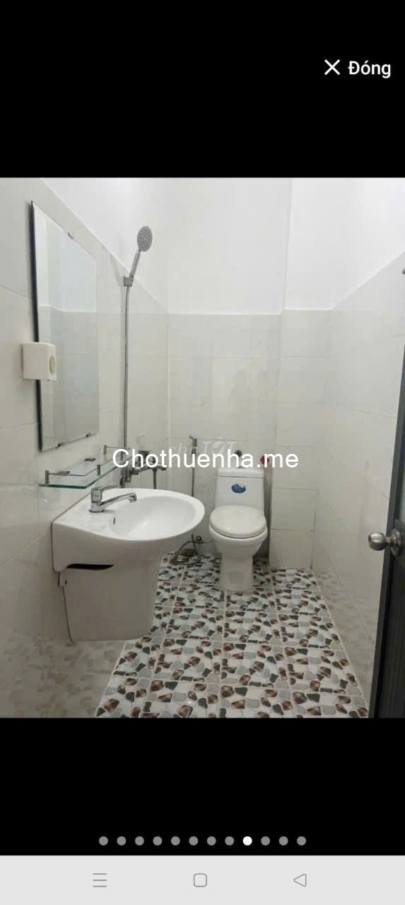 Cho thuê nhà 1 trệt 1 lầu hẻm xe hơi