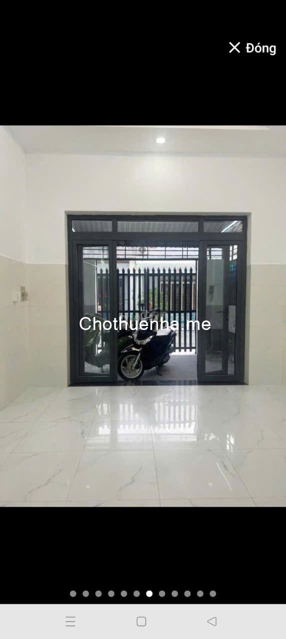 Cho thuê nhà 1 trệt 1 lầu hẻm xe hơi