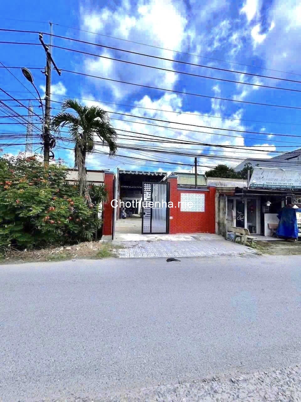 Cho thuê nhà nguyên căn mặt tiền Lê Thị Bay – Tân Thạnh Đông, Củ Chi