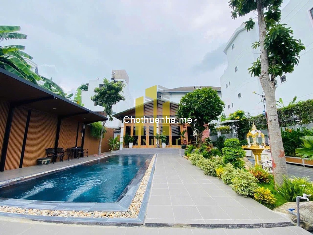 Biệt Thự Vườn Khuôn Viên 350m2 Có Hồ Bơi Giá 65 Triệu