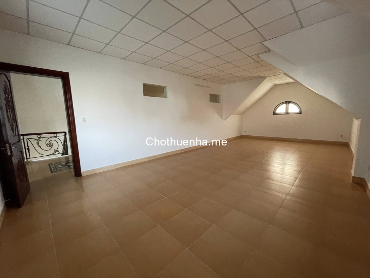 Cho Thuê Villa Nguyễn Văn Hưởng - Sân Rộng - Khu Kim Sơn Thảo Điền - 1 trệt 2 lầu - 9pn - 8wc