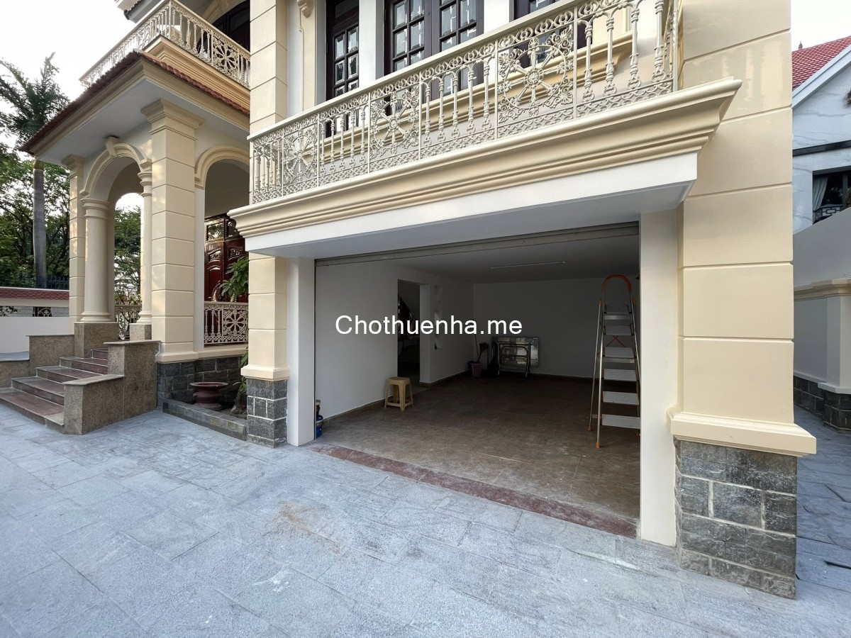 Cho Thuê Villa Nguyễn Văn Hưởng - Sân Rộng - Khu Kim Sơn Thảo Điền - 1 trệt 2 lầu - 9pn - 8wc