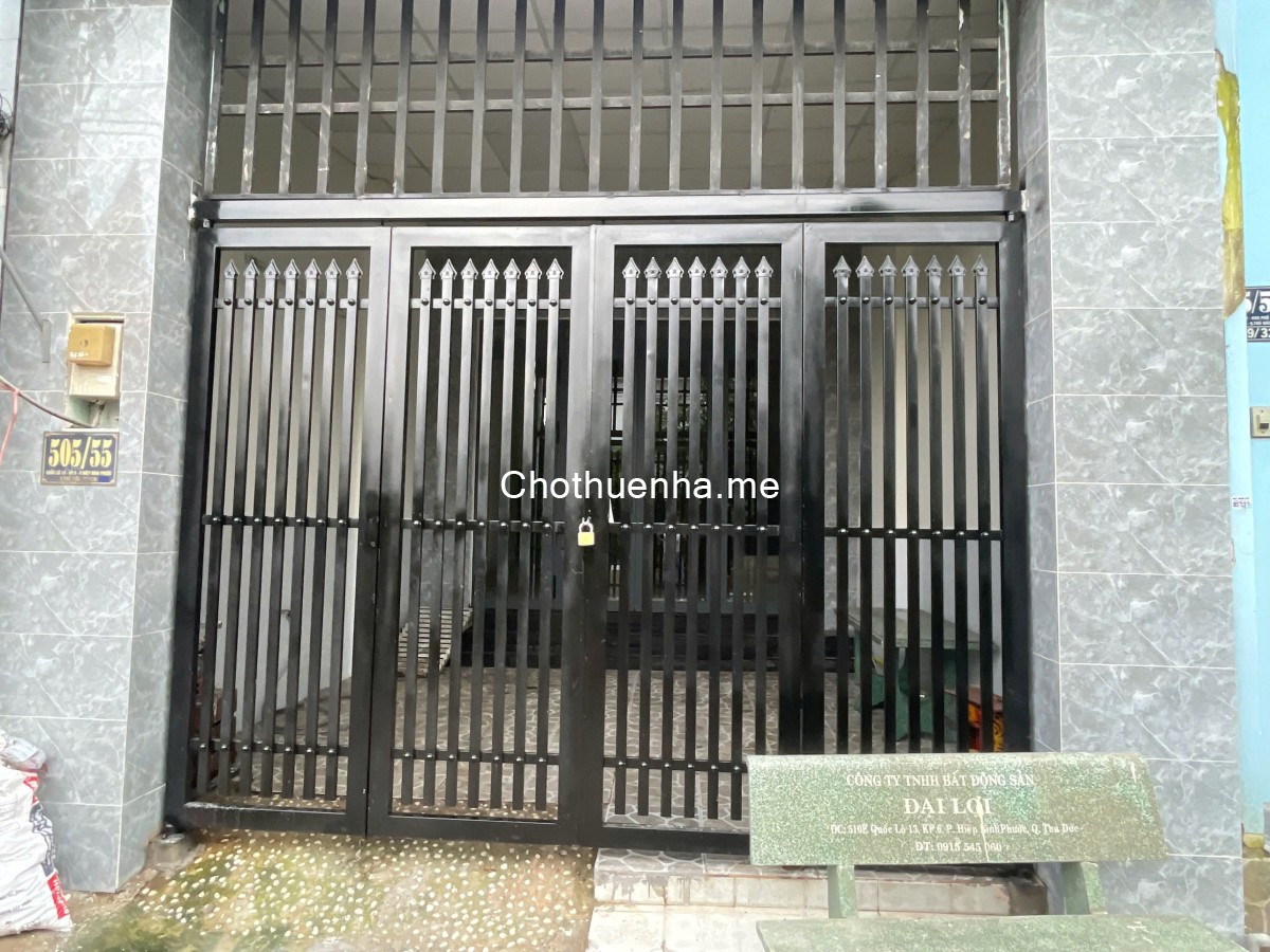 Cho thuê nhà nguyên căn 76m², có thể ở hoặc làm văn phòng, P. Hiệp Bình, TP.HCM.