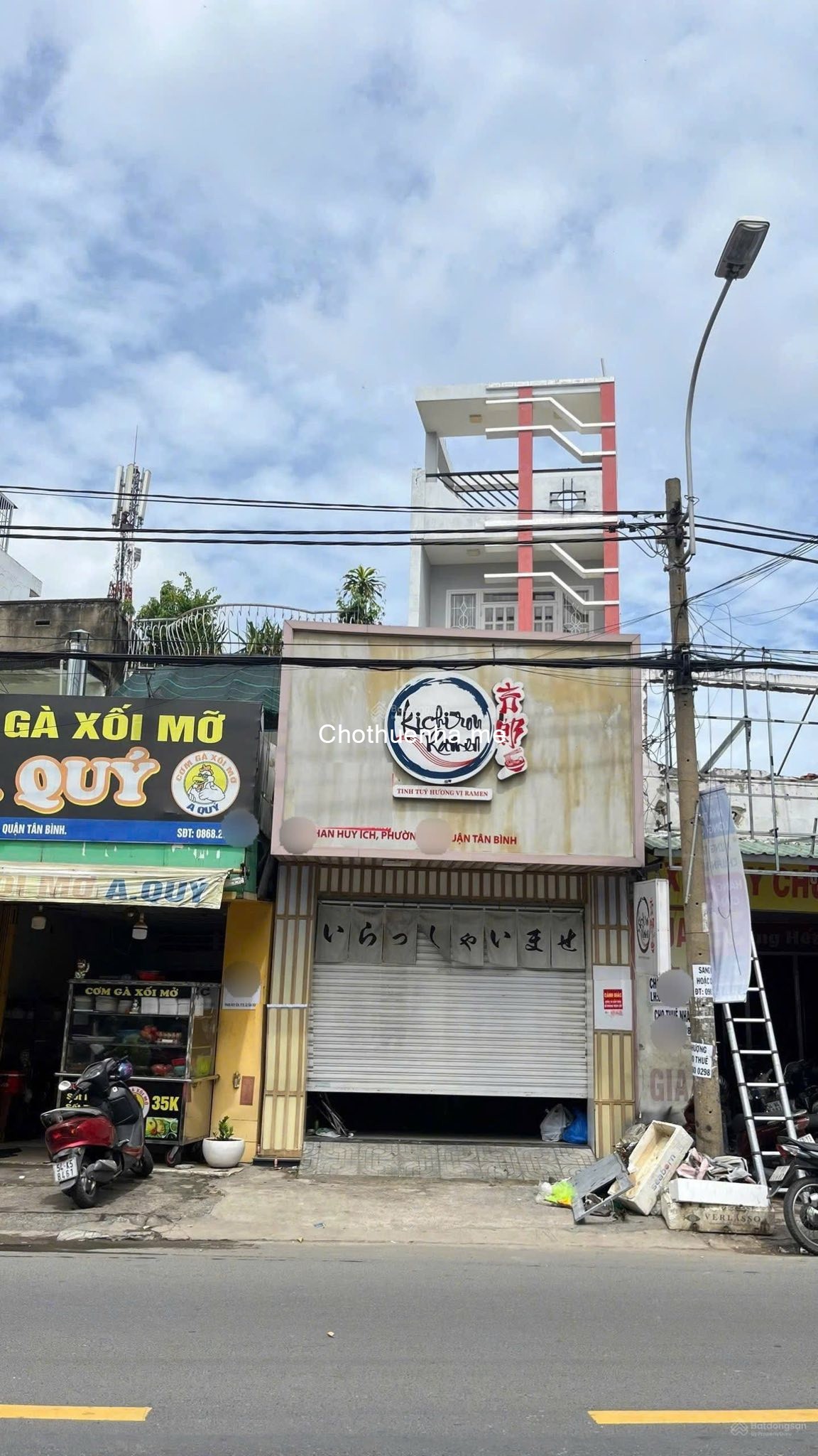 Cho thuê nhà mặt tiền Phan Huy Ích, P.15, Tân Bình – Diện tích lớn, 8PN