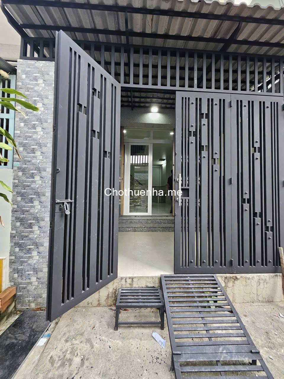 Cho thuê nhà Quận 6 – Hẻm xe hơi - 4m x 12m, kết cấu 2 lầu